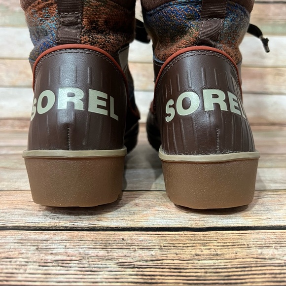 Sorel Brown Tivoli Ankle Boots, brown with multicolor - Picture 11 of 14